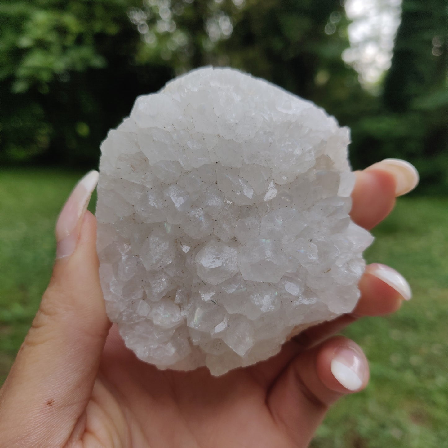Anandalite Cluster, Natural Aurora Quartz Cluster (#2) - Simply Affinity