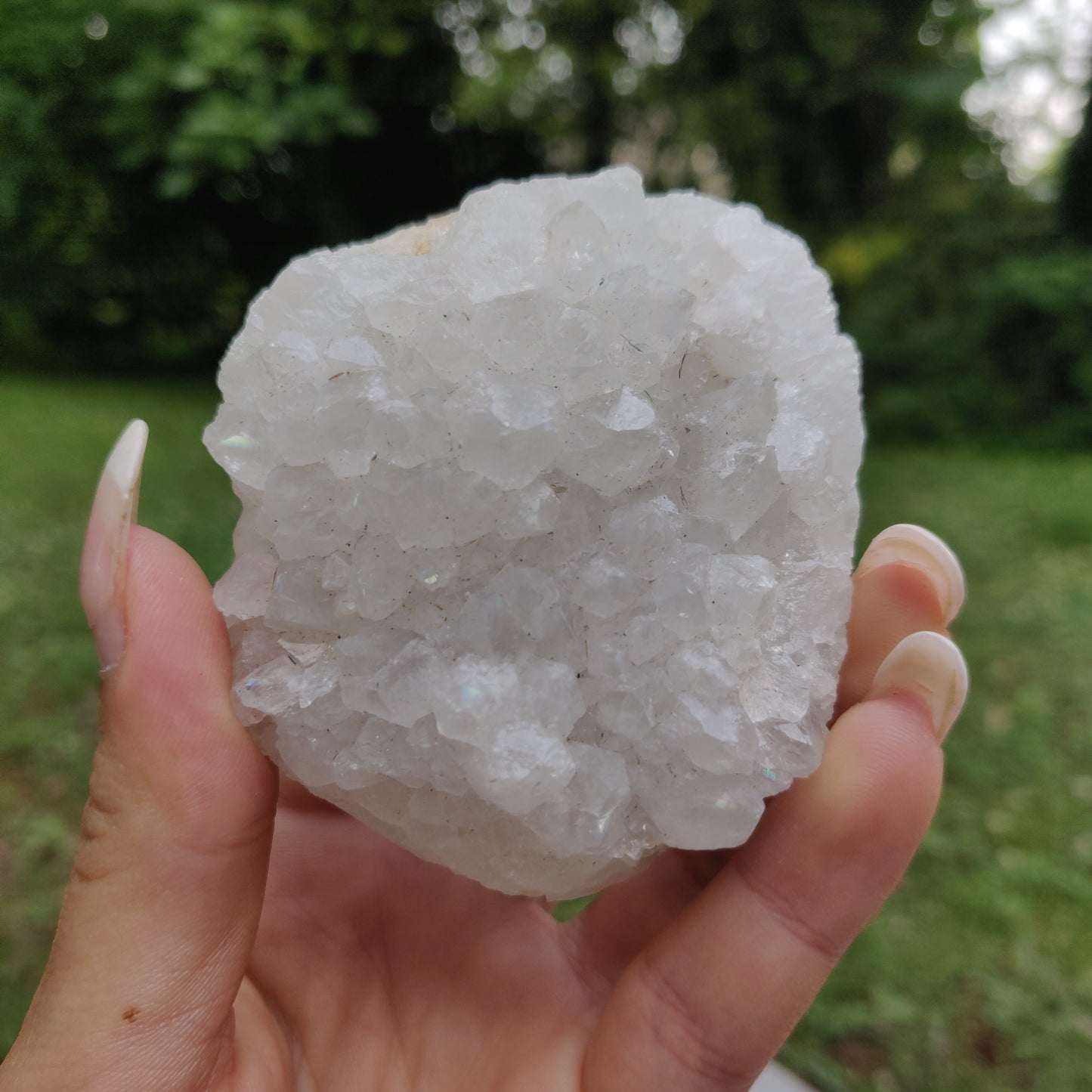 Anandalite Cluster, Natural Aurora Quartz Cluster (#2) - Simply Affinity