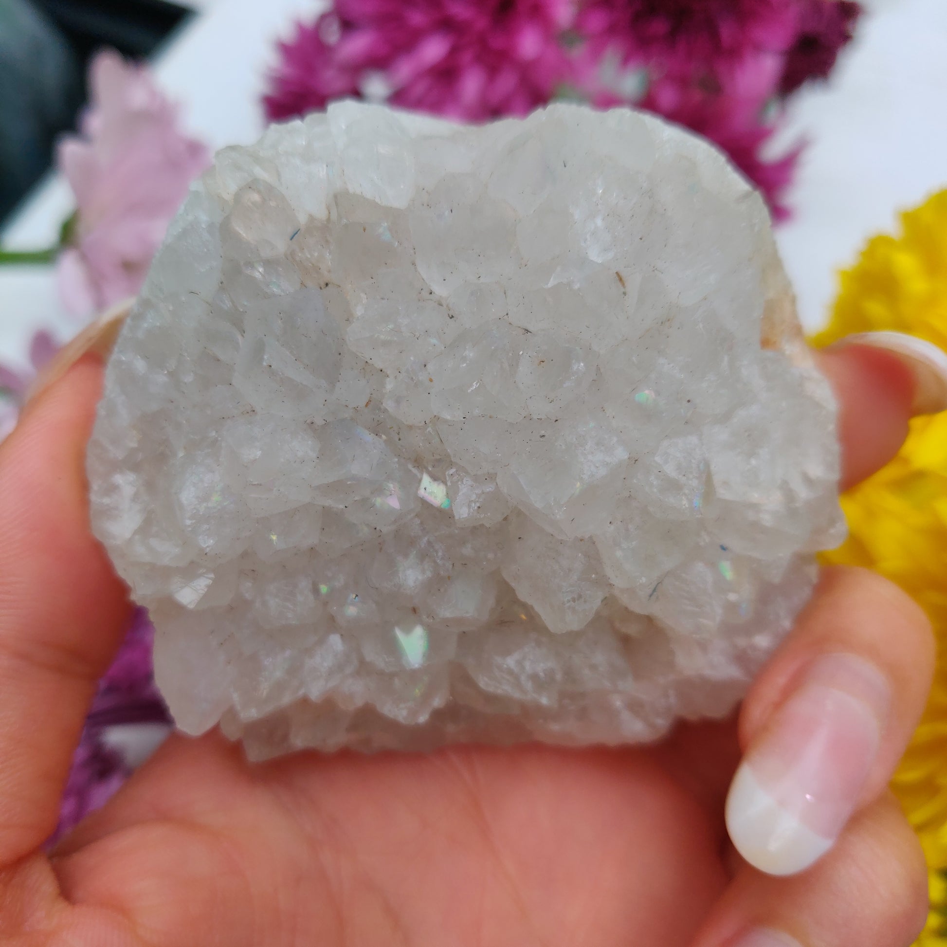 Anandalite Cluster, Natural Aurora Quartz Cluster (#2) - Simply Affinity
