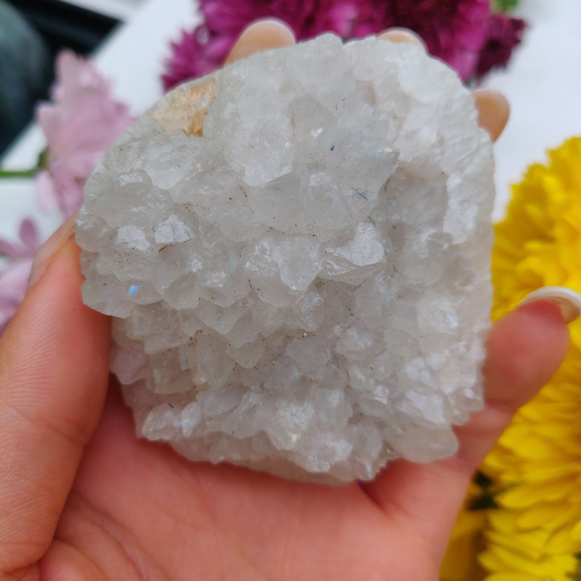 Anandalite Cluster, Natural Aurora Quartz Cluster (#2) - Simply Affinity