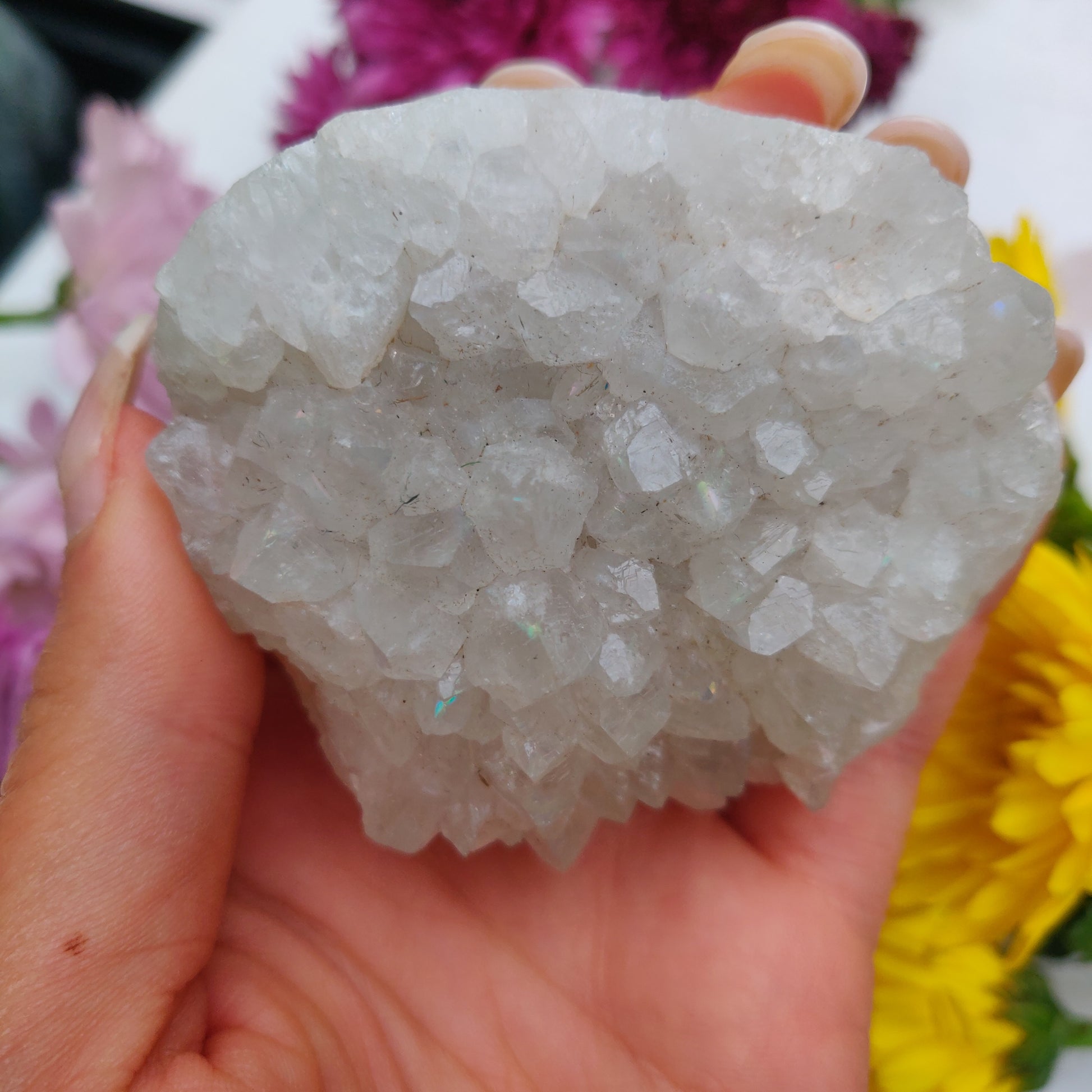 Anandalite Cluster, Natural Aurora Quartz Cluster (#2) - Simply Affinity