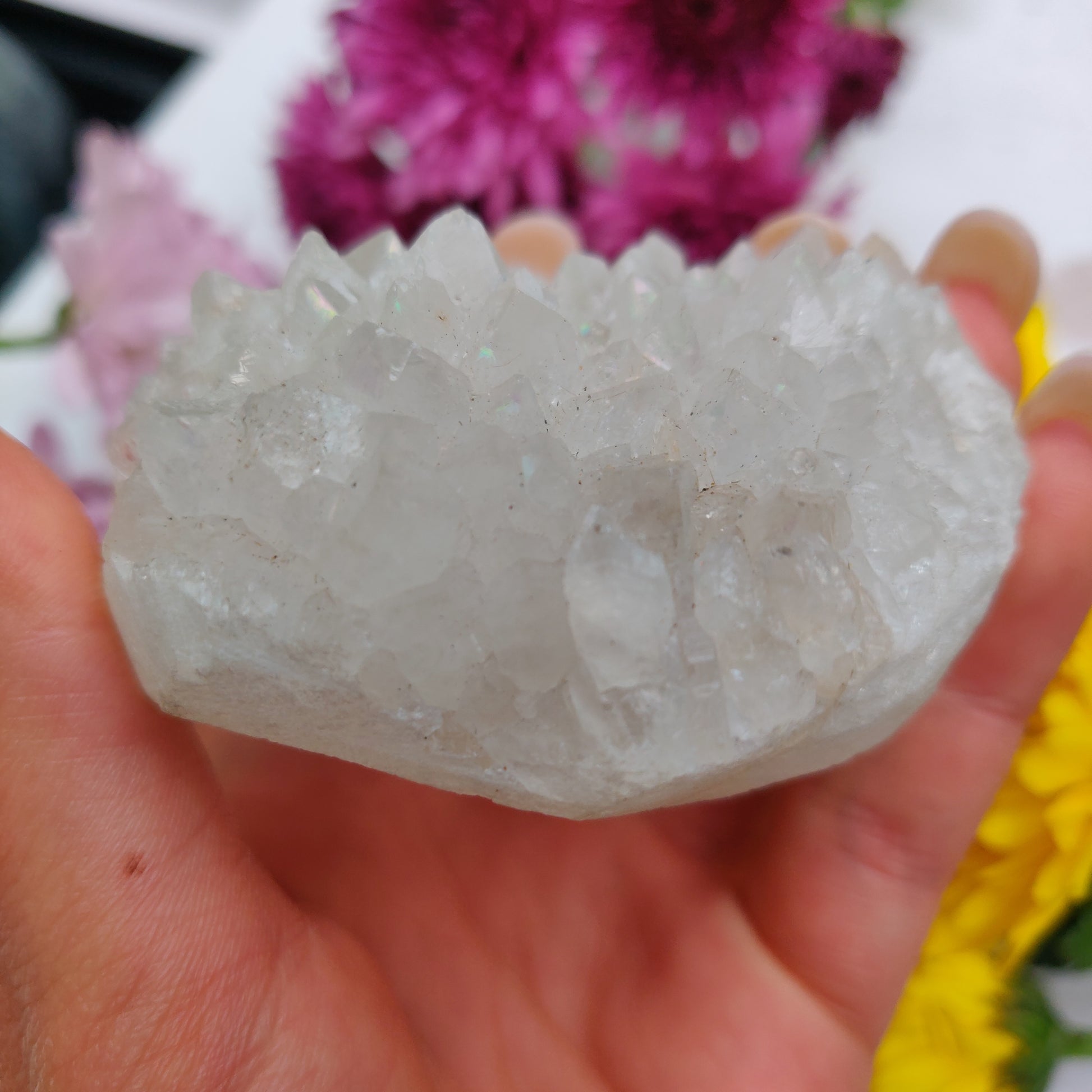 Anandalite Cluster, Natural Aurora Quartz Cluster (#2) - Simply Affinity
