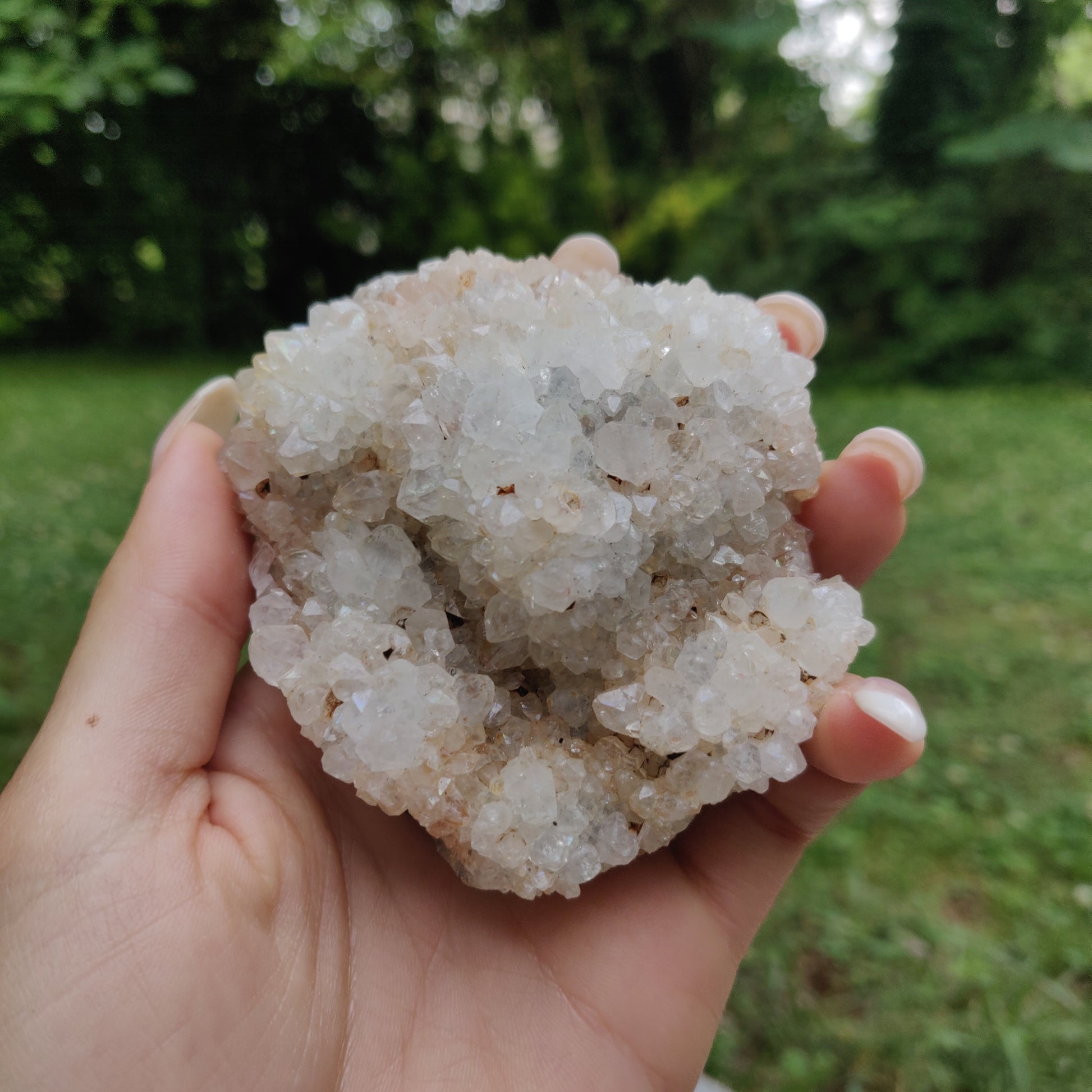 Anandalite Cluster, Natural Aurora Quartz Cluster (#6) - Simply Affinity