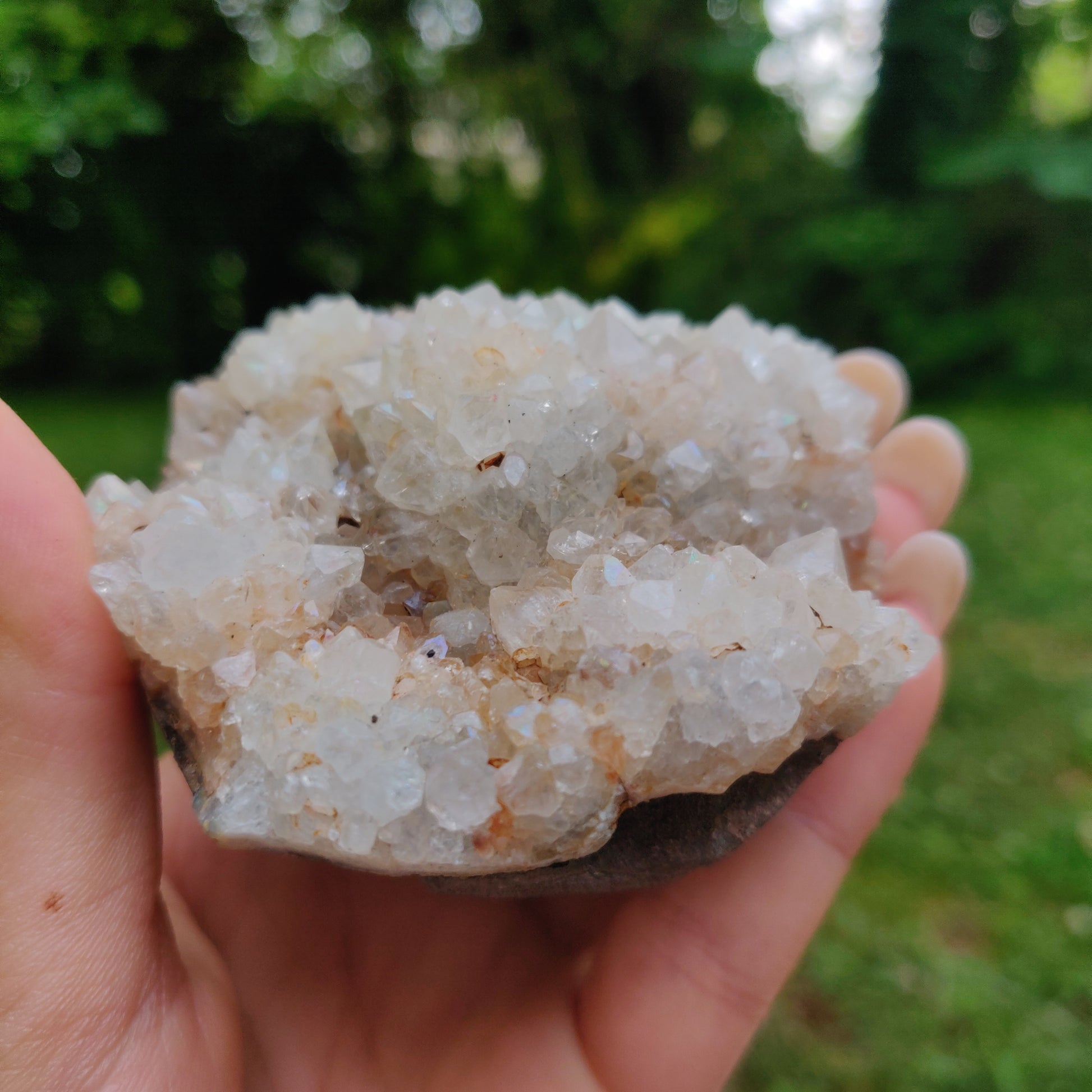 Anandalite Cluster, Natural Aurora Quartz Cluster (#6) - Simply Affinity