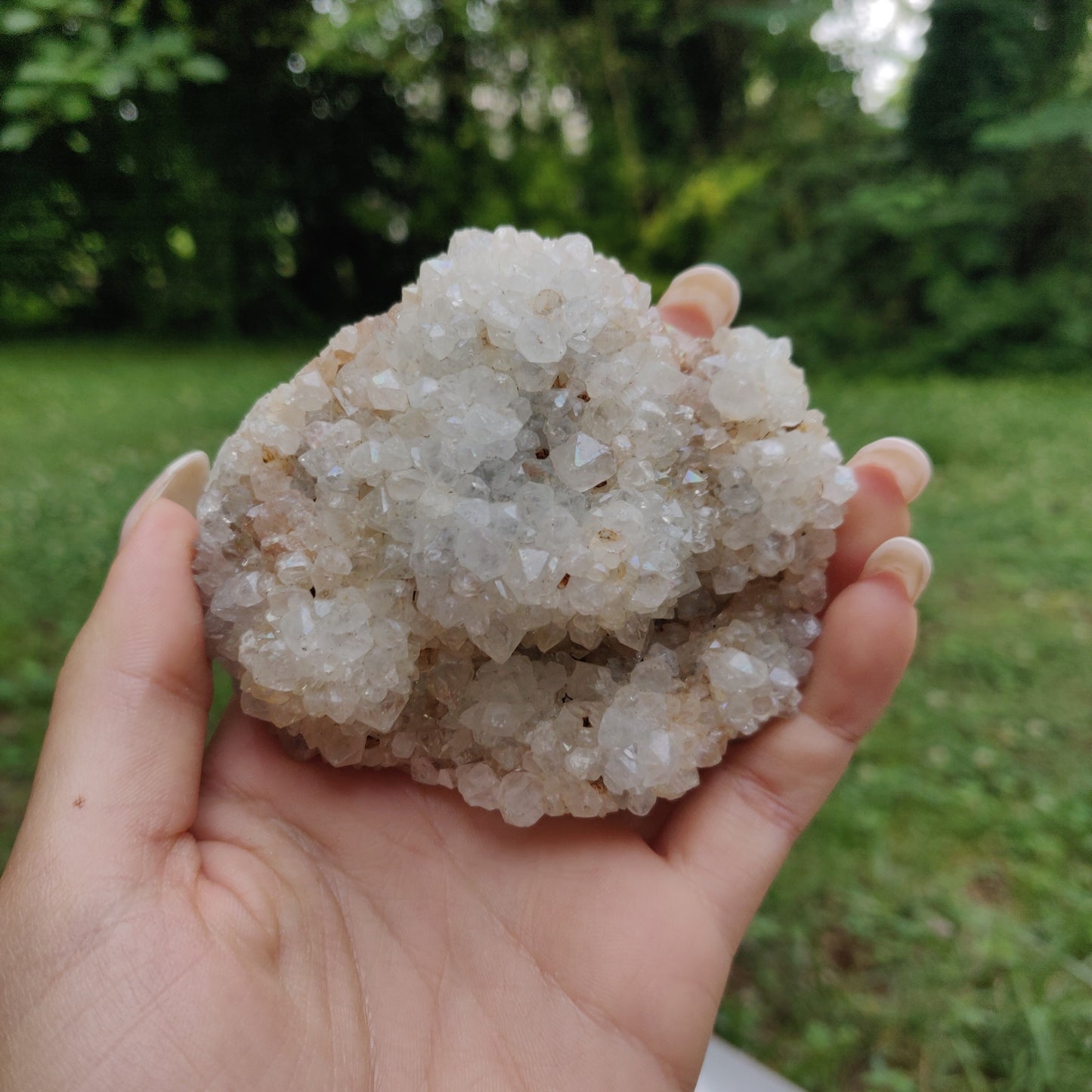 Anandalite Cluster, Natural Aurora Quartz Cluster (#6) - Simply Affinity