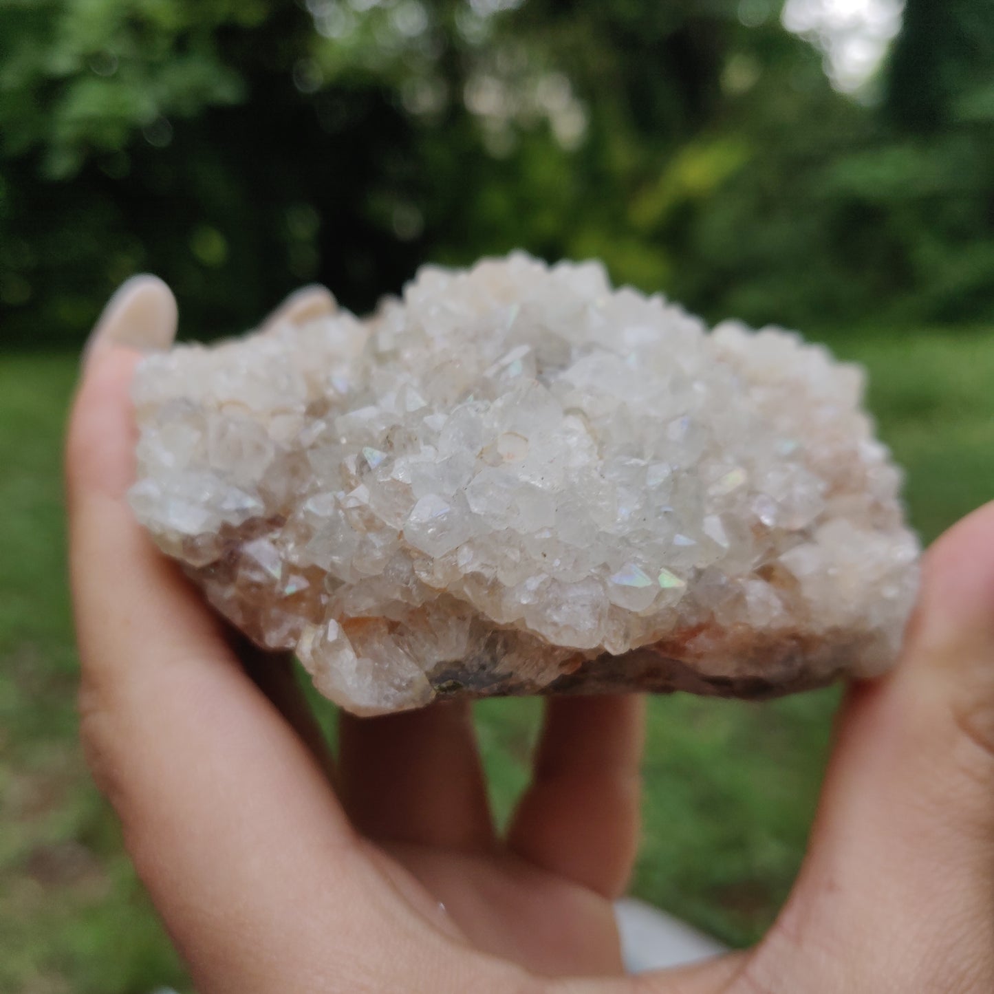 Anandalite Cluster, Natural Aurora Quartz Cluster (#6) - Simply Affinity