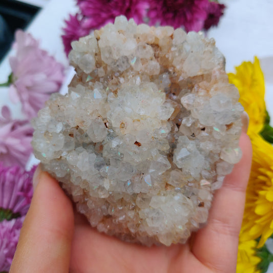 Anandalite Cluster, Natural Aurora Quartz Cluster (#6) - Simply Affinity
