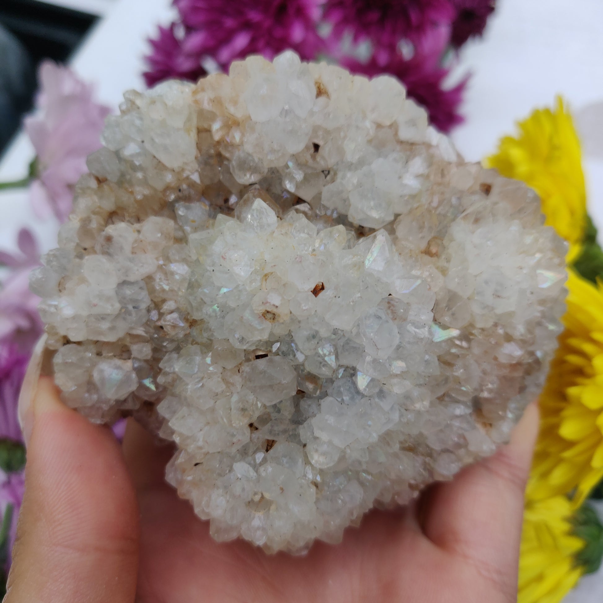 Anandalite Cluster, Natural Aurora Quartz Cluster (#6) - Simply Affinity