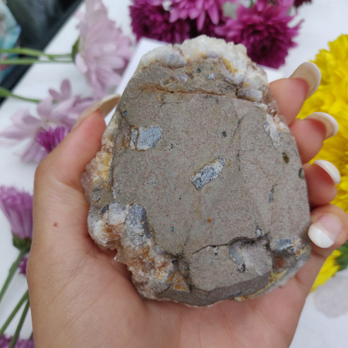 Anandalite Cluster, Natural Aurora Quartz Cluster (#6) - Simply Affinity