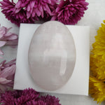Pink Mangano Calcite Palm Stone (#1) - Simply Affinity