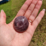 RARE Purple Anhydrite Palm Stone (#2) - Simply Affinity