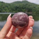 RARE Purple Anhydrite Palm Stone (#4) - Simply Affinity