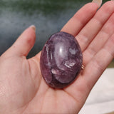 RARE Purple Anhydrite Palm Stone (#12) - Simply Affinity