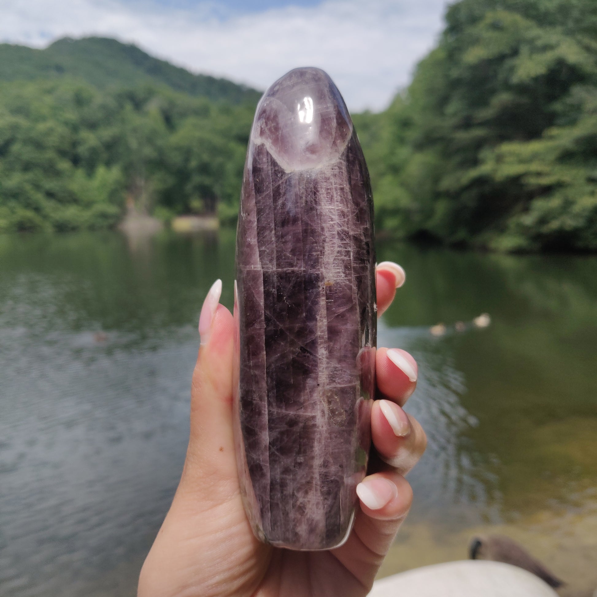 RARE Purple Anhydrite Free Form (#2) - Simply Affinity