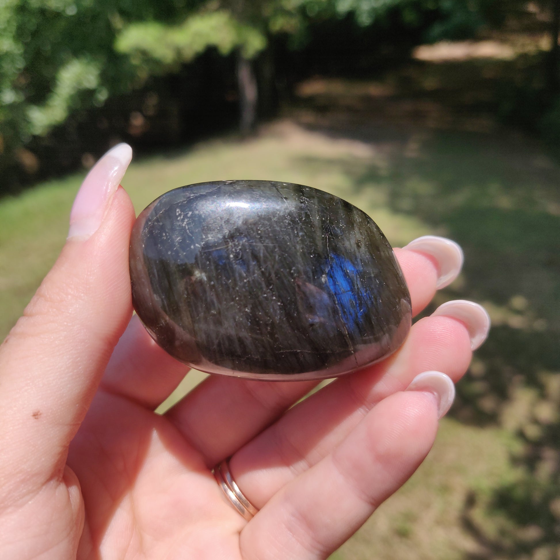 Labradorite Palm Stone (#74) - Simply Affinity
