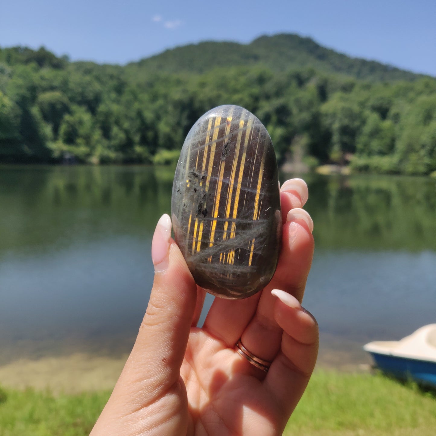 Labradorite Palm Stone (#294) - Simply Affinity