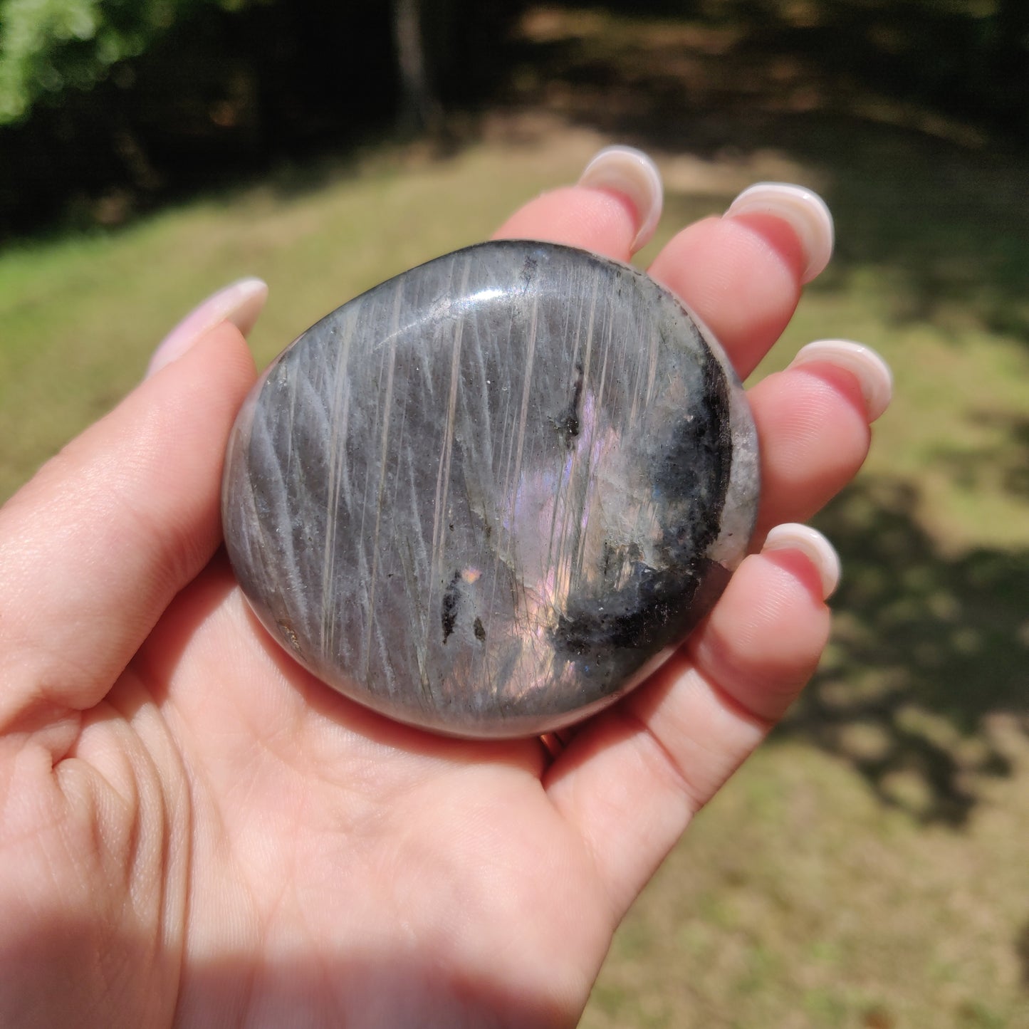 Labradorite Palm Stone (#305) - Simply Affinity