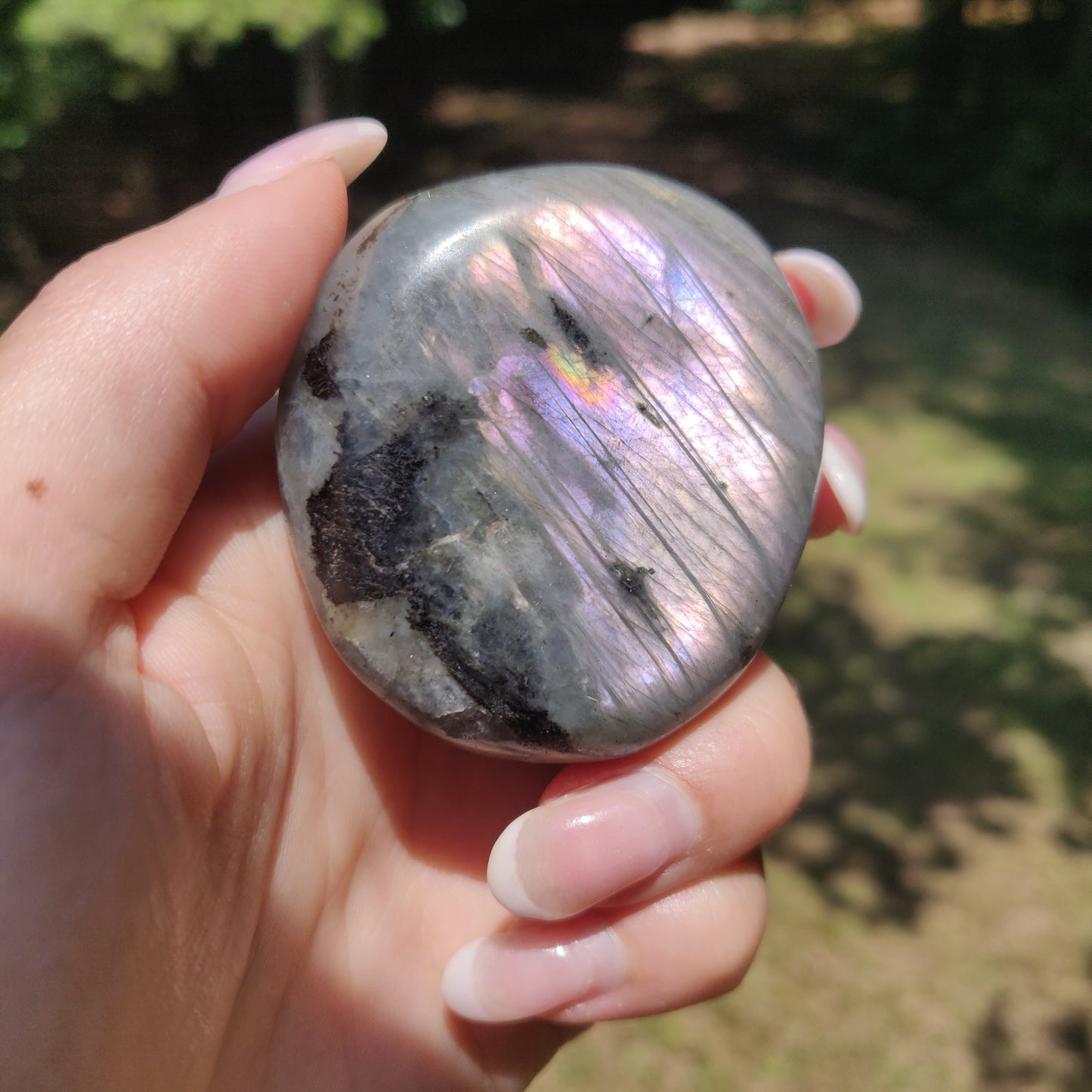 Labradorite Palm Stone (#305) - Simply Affinity