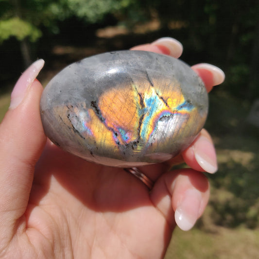 Labradorite Palm Stone (#312) - Simply Affinity