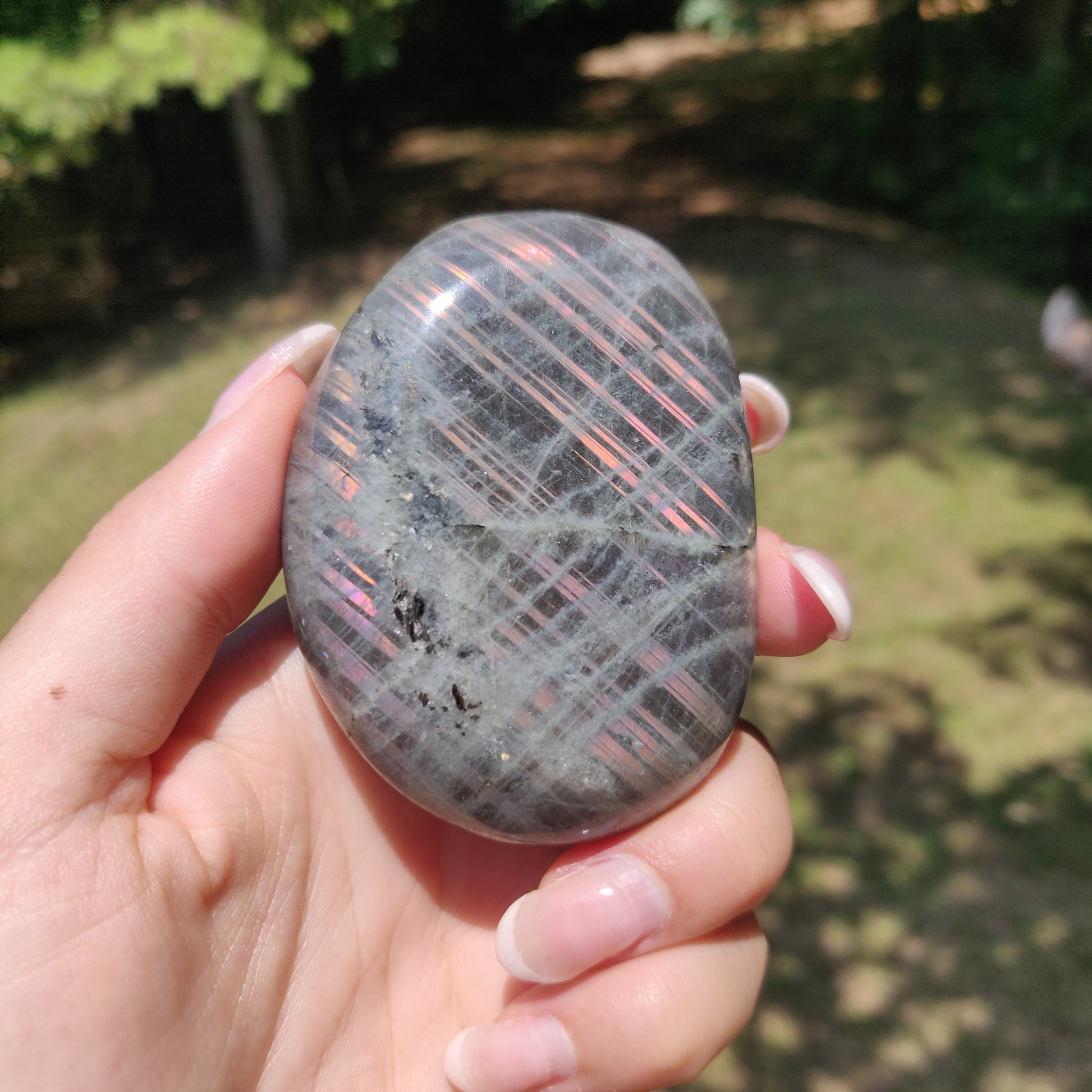 Labradorite Palm Stone (#322) - Simply Affinity