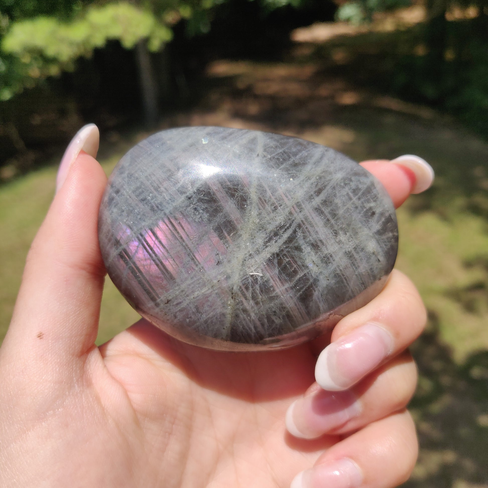 Labradorite Palm Stone (#322) - Simply Affinity