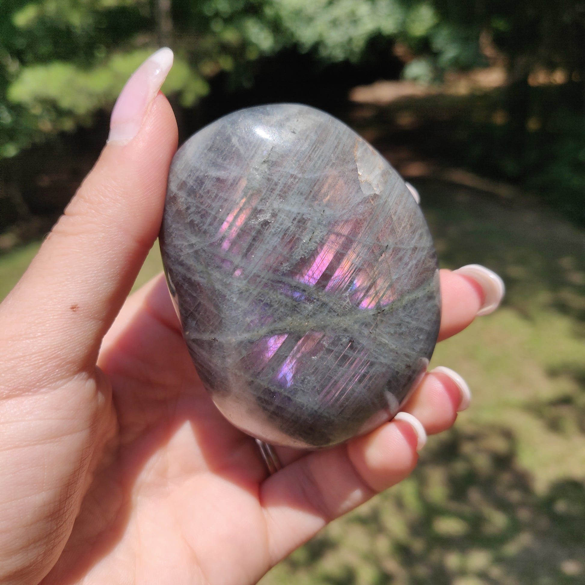 Labradorite Palm Stone (#322) - Simply Affinity
