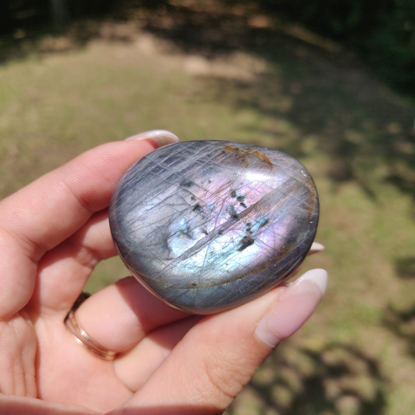 Labradorite Palm Stone (#321) - Simply Affinity
