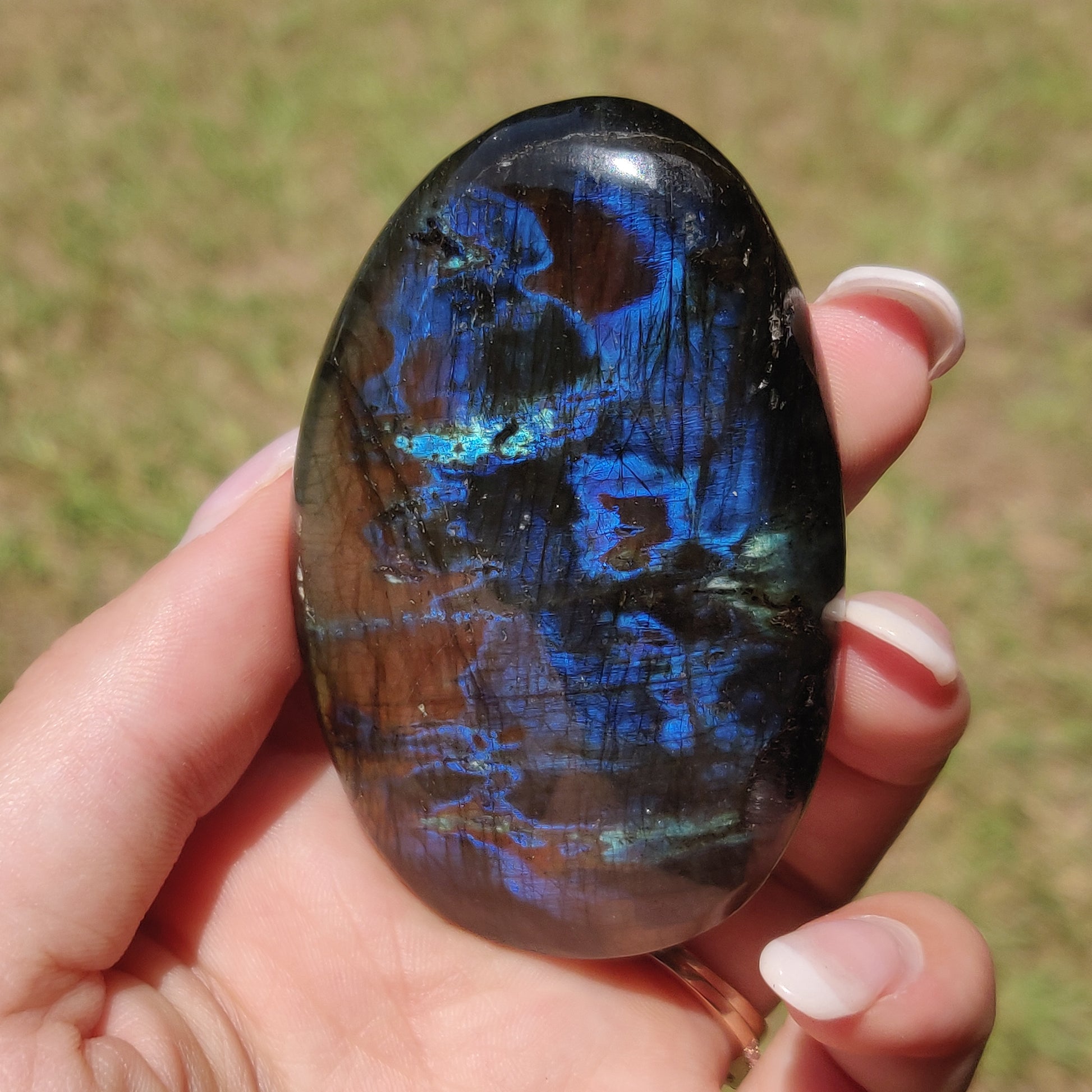 Labradorite Palm Stone (#323) - Simply Affinity