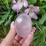 Rose Quartz Palm Stone, Star Rose Quartz (#3) - Simply Affinity