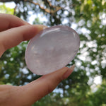 Rose Quartz Palm Stone, Star Rose Quartz (#3) - Simply Affinity