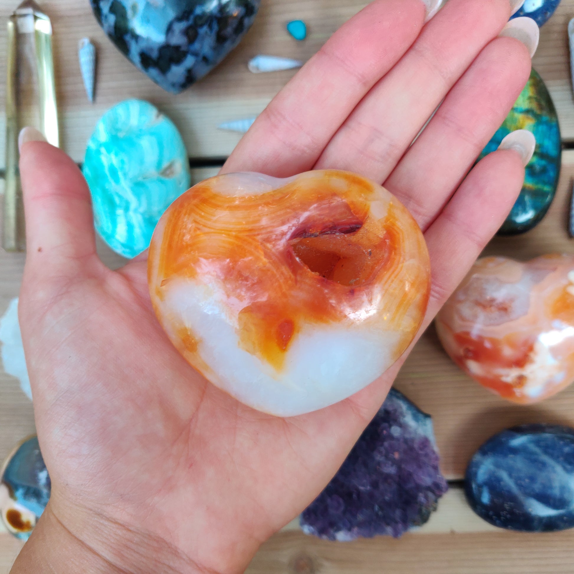 Carnelian Heart (#7) - Simply Affinity