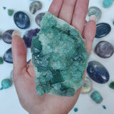 Raw Cubic Fluorite Cluster (#10) - Simply Affinity