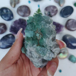 Raw Cubic Fluorite Cluster (#8) - Simply Affinity