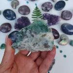 Raw Cubic Fluorite Cluster (#2) - Simply Affinity