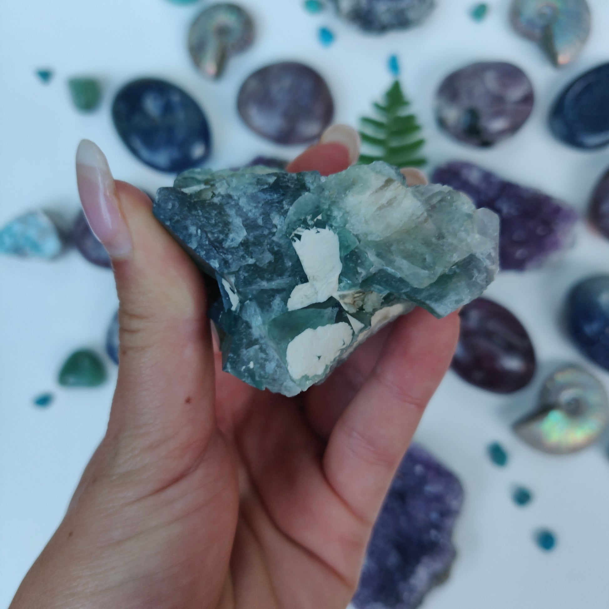 Raw Cubic Fluorite Cluster (#9) - Simply Affinity