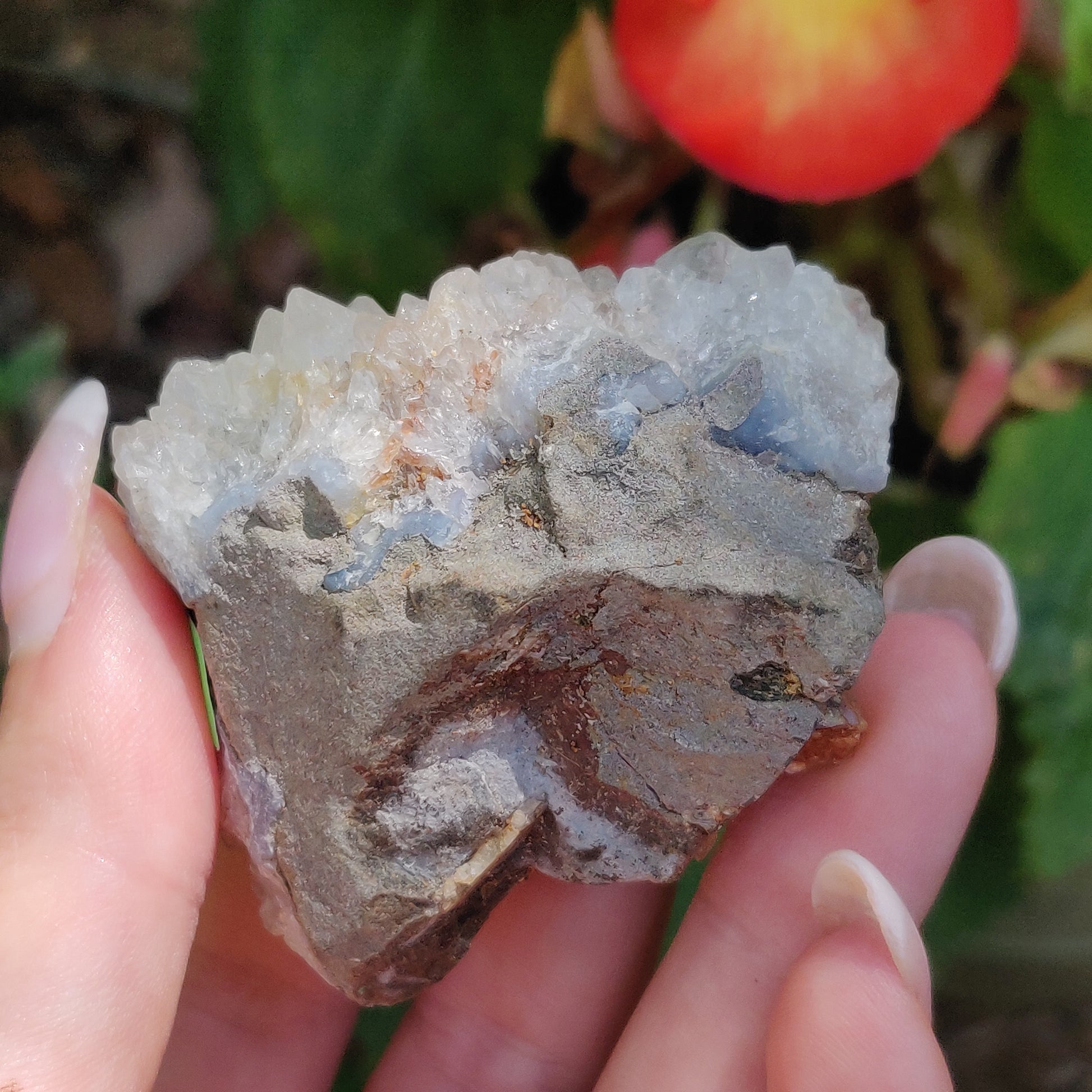 Anandalite Cluster, Natural Aurora Quartz Cluster (#13) - Simply Affinity