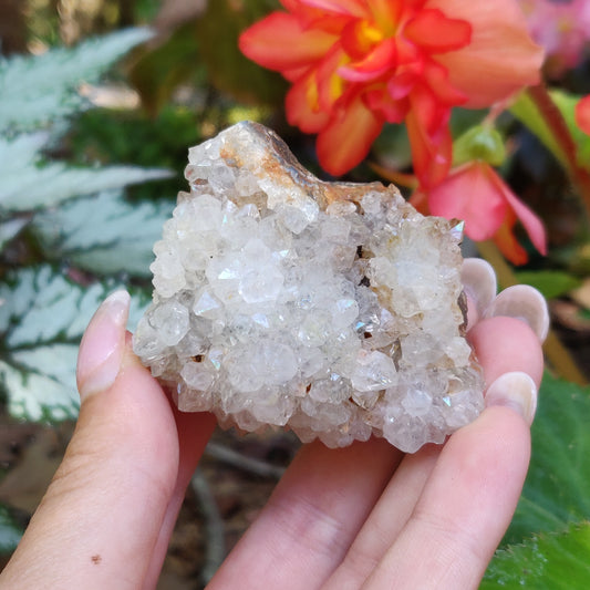 Anandalite Cluster, Natural Aurora Quartz Cluster (#13) - Simply Affinity