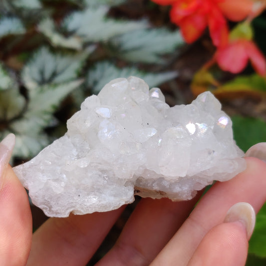 Anandalite Cluster, Natural Aurora Quartz Cluster (#14) - Simply Affinity
