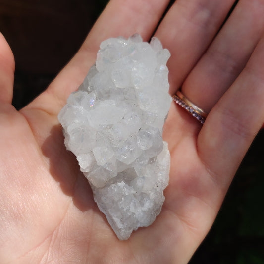 Anandalite Cluster, Natural Aurora Quartz Cluster (#14) - Simply Affinity