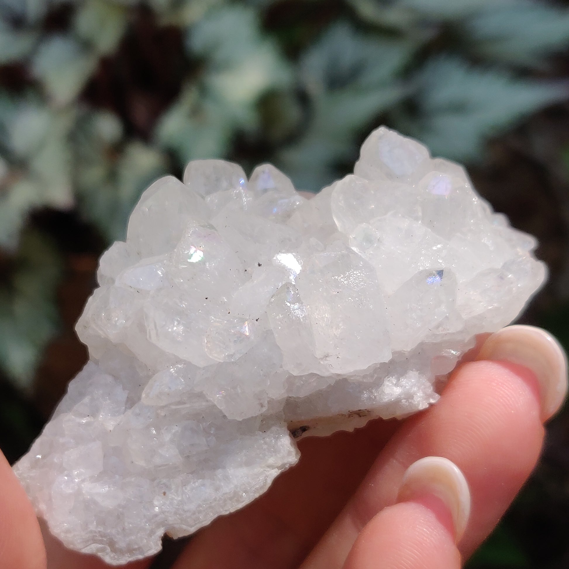 Anandalite Cluster, Natural Aurora Quartz Cluster (#14) - Simply Affinity