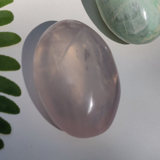 Rose Quartz Palm Stone (#14) - Simply Affinity