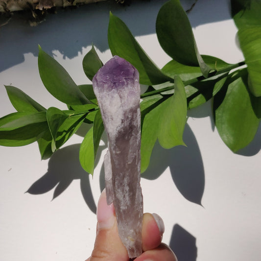 Bahia Amethyst Point, Smoky Amethyst Elestial Wand from Brazil (#3) - Simply Affinity