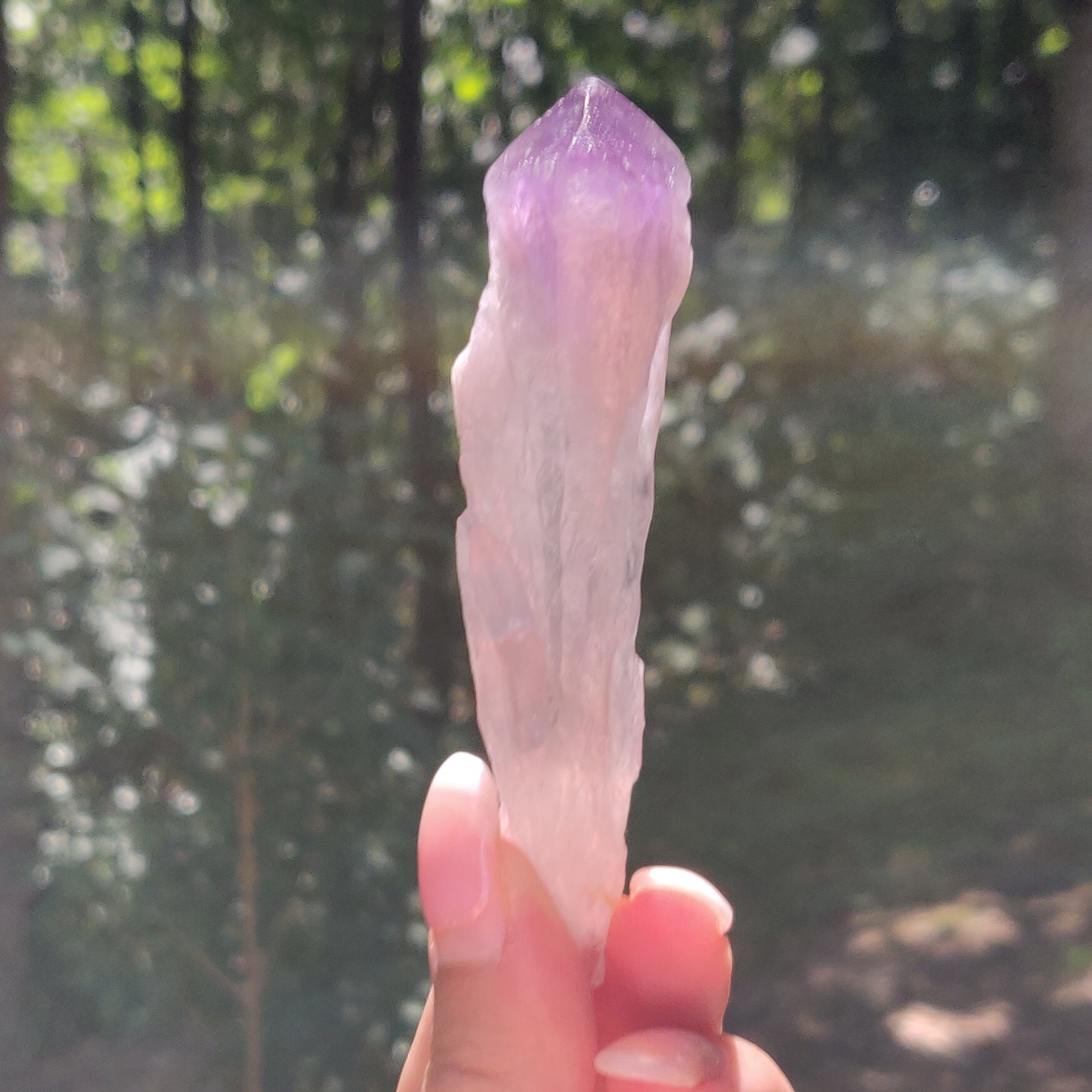 Bahia Amethyst Point, Smoky Amethyst Elestial Wand from Brazil (#3) - Simply Affinity