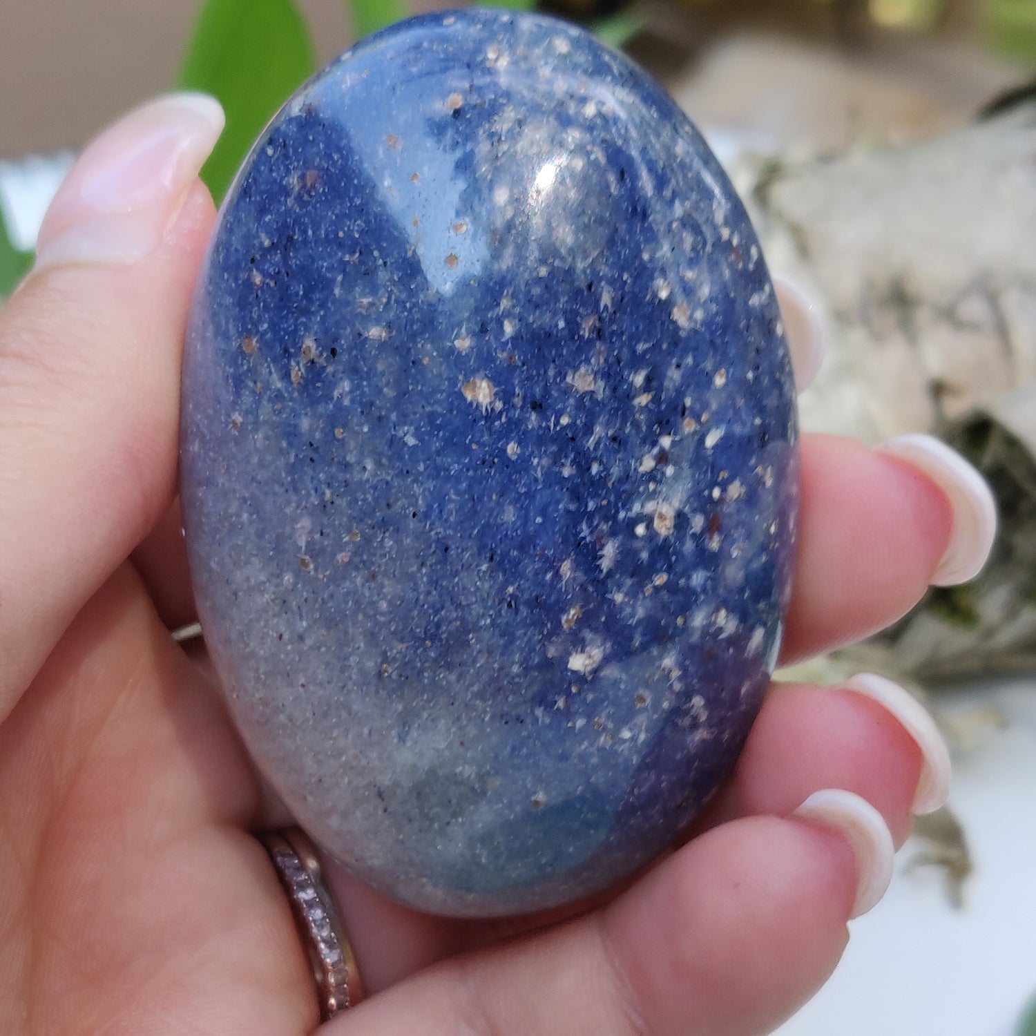 Lazulite Palm Stone (#3) - Simply Affinity