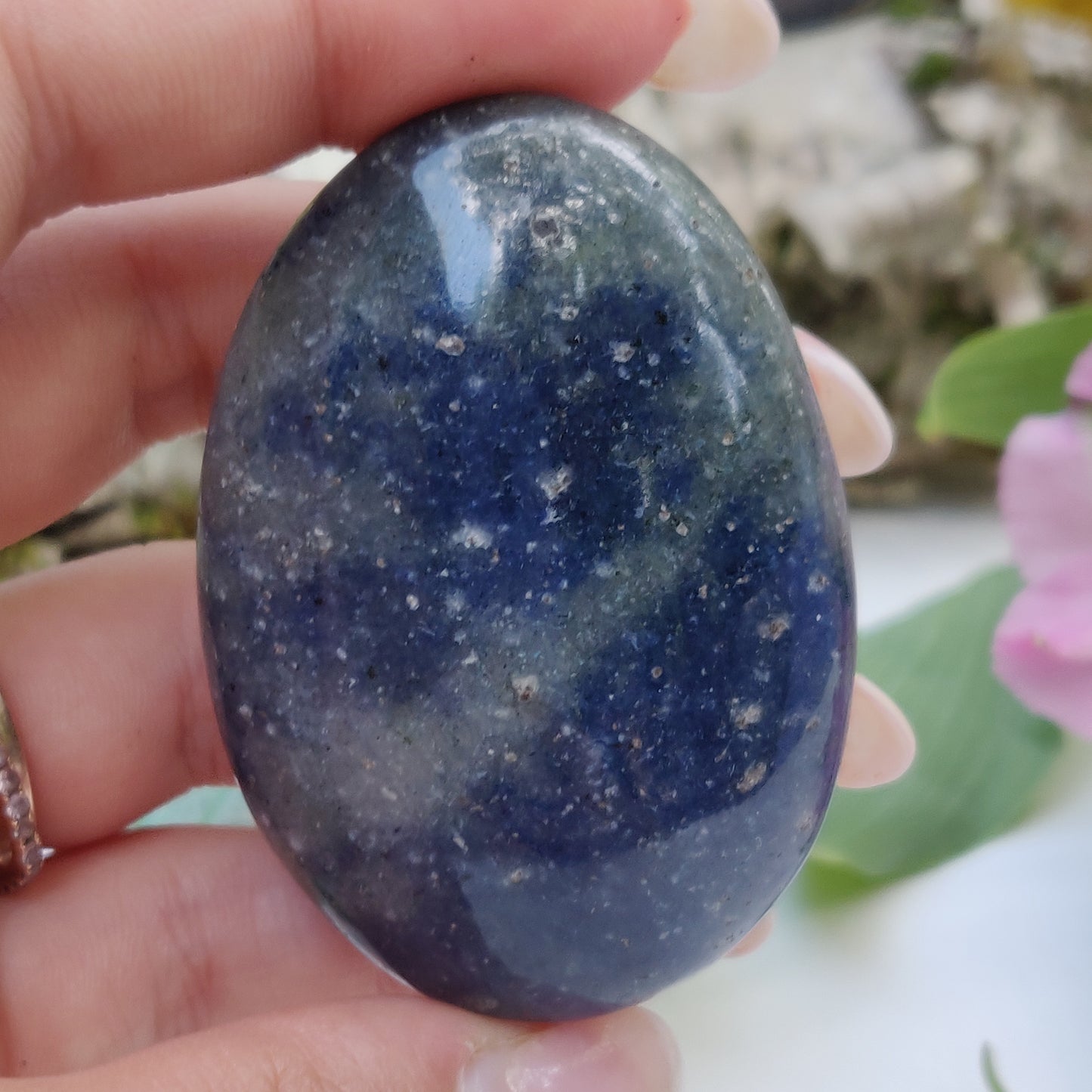 Lazulite Palm Stone (#8) - Simply Affinity