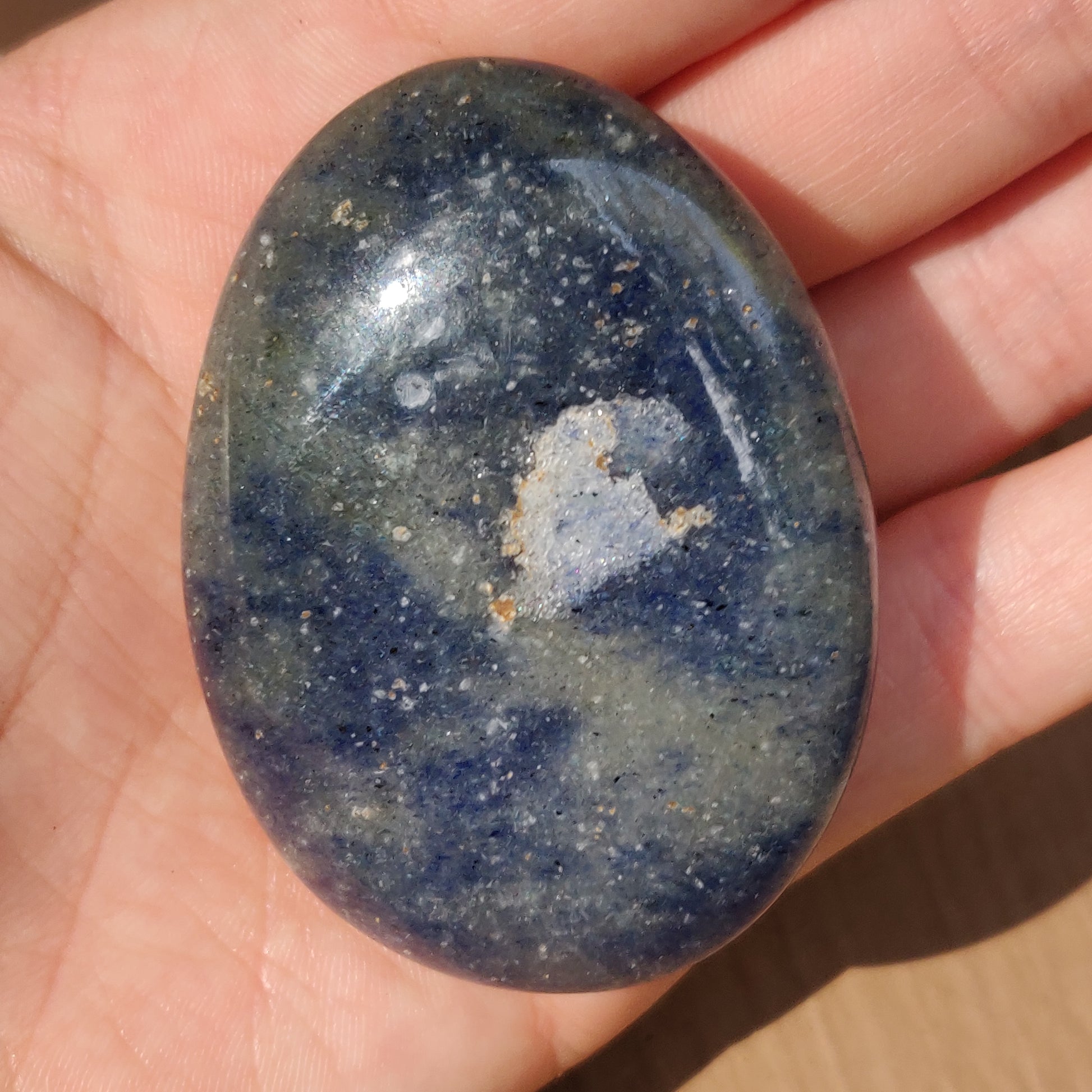 Lazulite Palm Stone (#8) - Simply Affinity