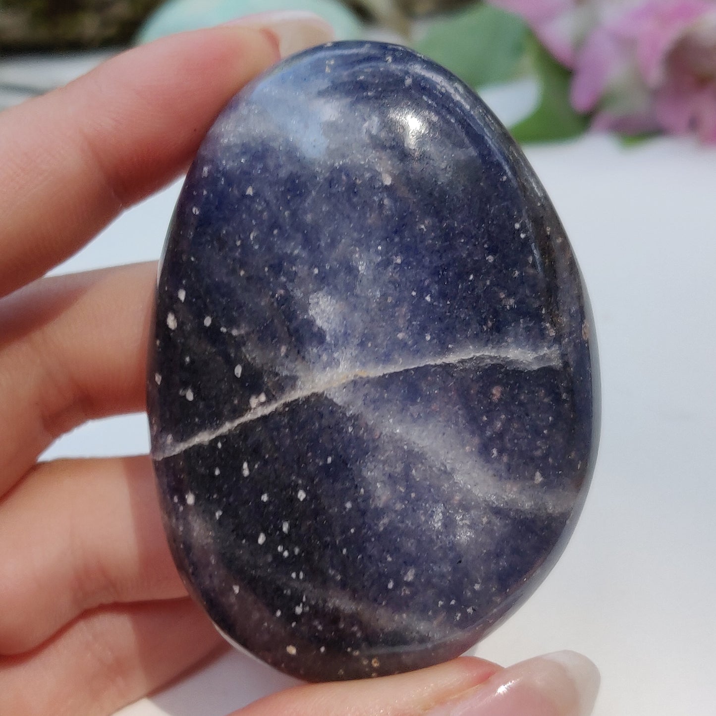Lazulite Palm Stone (#9) - Simply Affinity