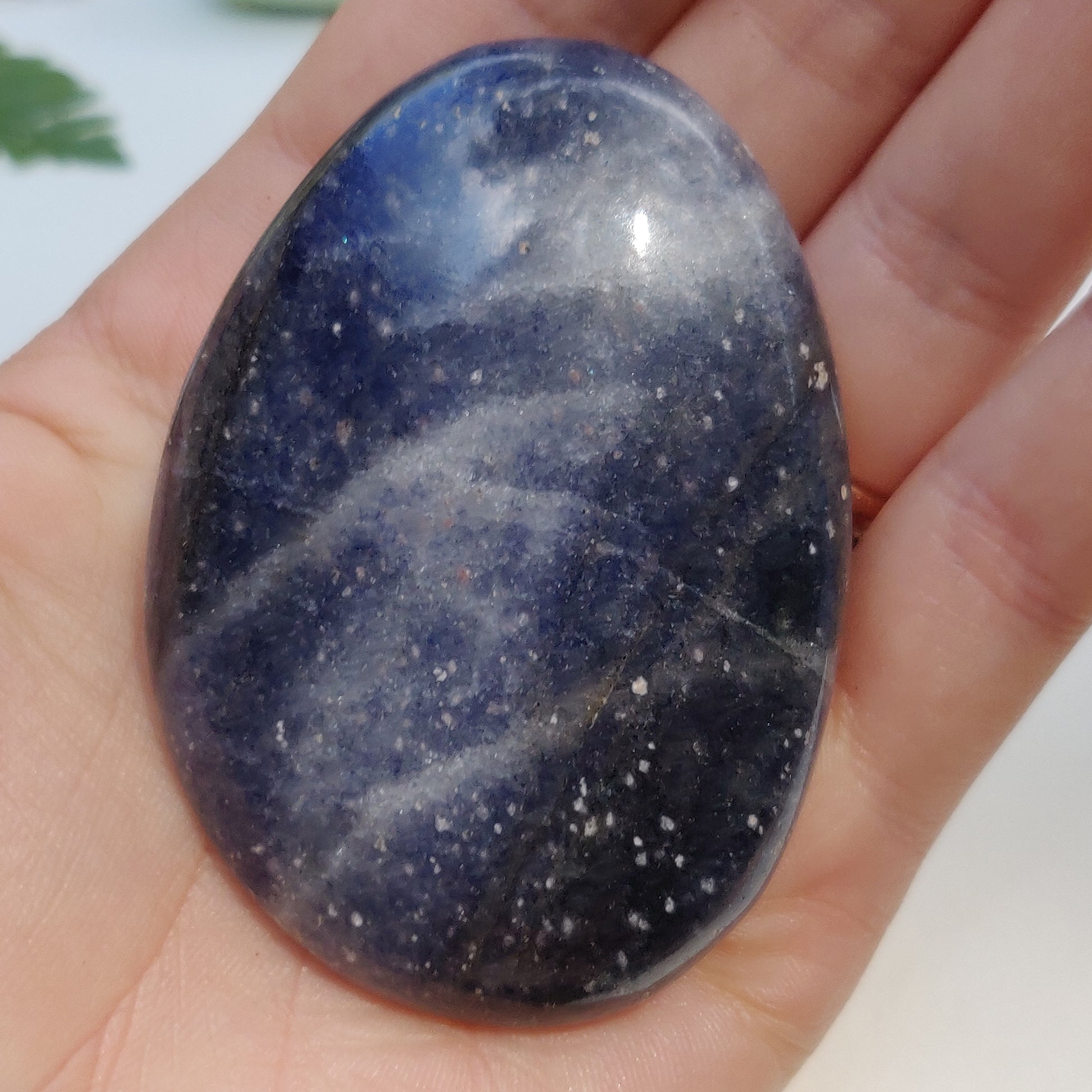 Lazulite Palm Stone (#9) - Simply Affinity