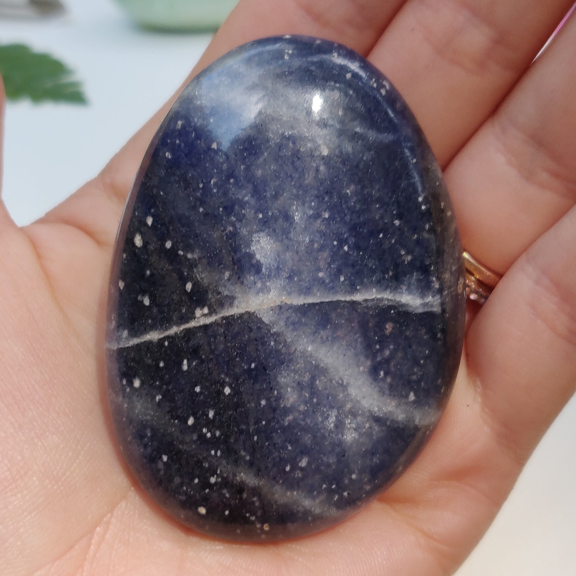 Lazulite Palm Stone (#9) - Simply Affinity
