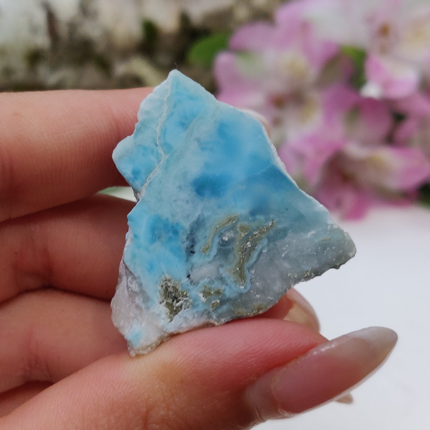 Polished Larimar Slab (#3) - Simply Affinity